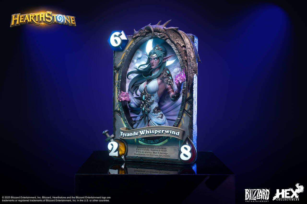 [Pre-Order] HEX Collectibles - Blizzard Hearthstone X Tyrande Whisperwind Art Statue HEXFRAME03 (Licensed)