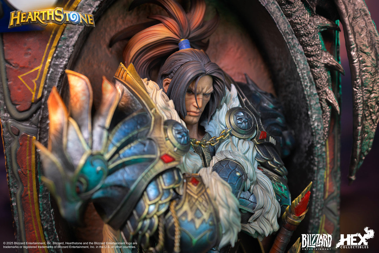 [Pre-Order Closed] HEX Collectibles & BLIZZARD ENTERTAINMENT - Statue - Hearthstone - Varian Wrynn Art Statue (Licensed)