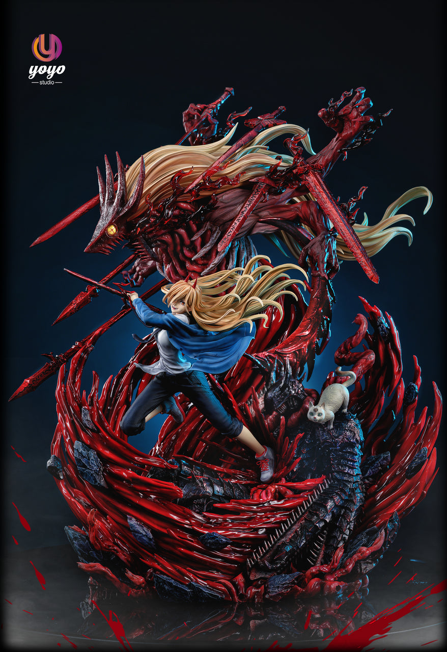 [Warehouse in Stock] YOYO Studio - Statue - Chainsaw Man - Statue Series #2 Blood Demon power