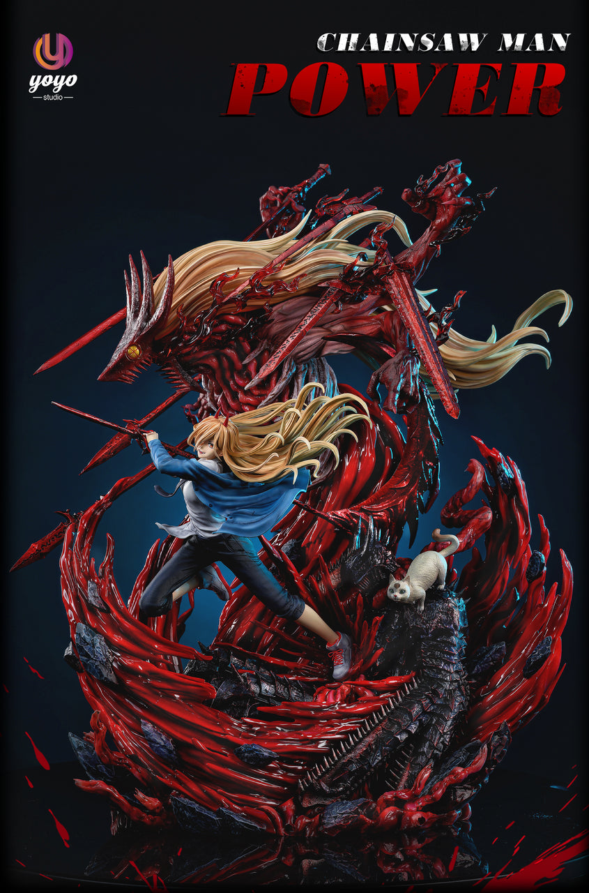 [Warehouse in Stock] YOYO Studio - Statue - Chainsaw Man - Statue Series #2 Blood Demon power