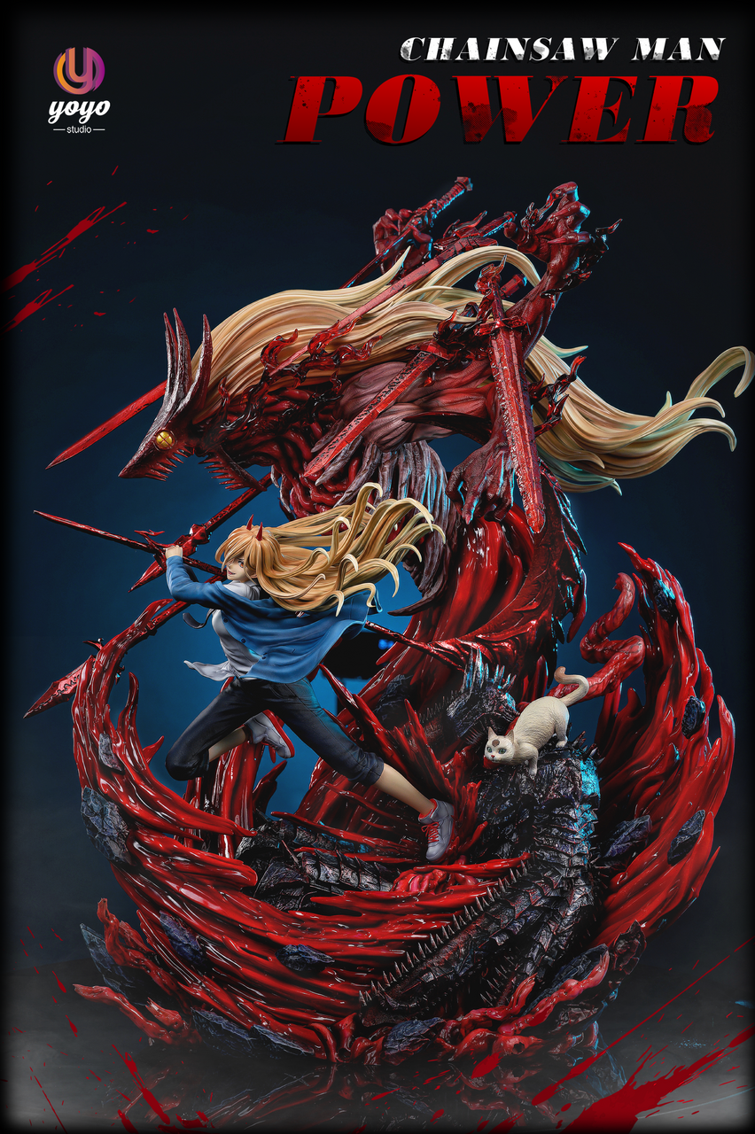 [Warehouse in Stock] YOYO Studio - Statue - Chainsaw Man - Statue Series #2 Blood Demon power