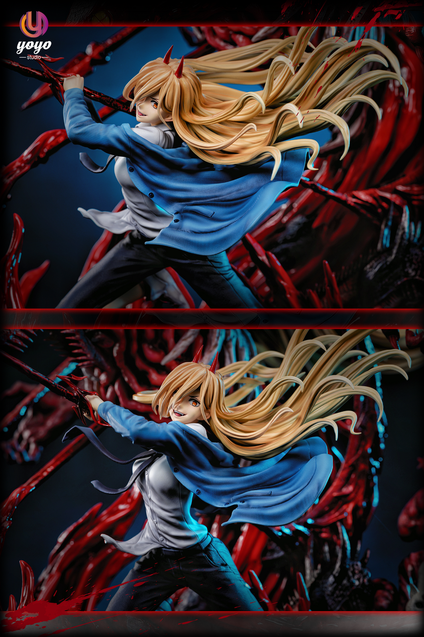 [Warehouse in Stock] YOYO Studio - Statue - Chainsaw Man - Statue Series #2 Blood Demon power