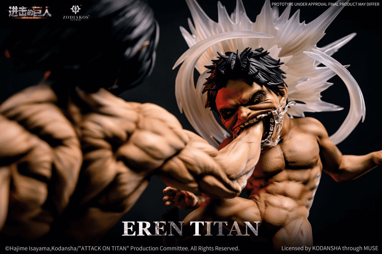 [Pre-Order] Zodiakos Studio - Statue - Attack on Titan - Eren Titan (Licensed)