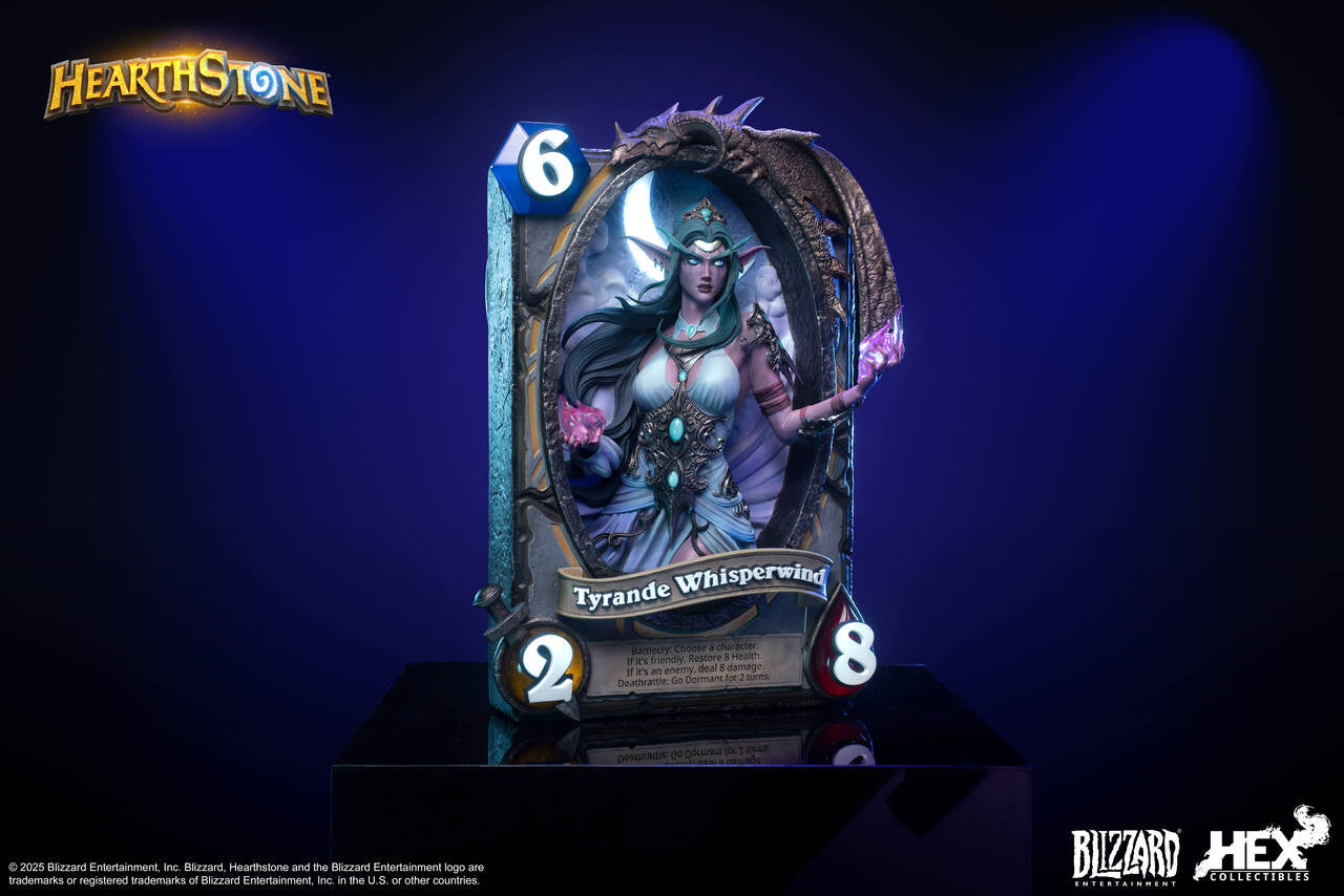 [Pre-Order] HEX Collectibles - Blizzard Hearthstone X Tyrande Whisperwind Art Statue HEXFRAME03 (Licensed)