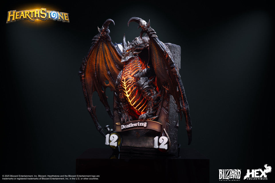 [Pre-Order Closed] HEX Collectibles & BLIZZARD ENTERTAINMENT - Statue - Deathwing card art statue HEXFRAME05 (Licensed)