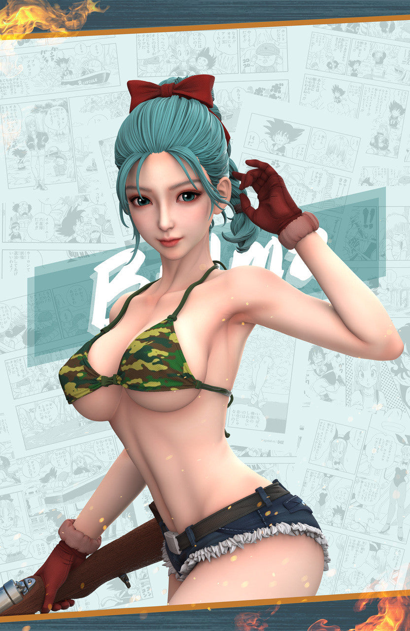 [Warehouse in stock] Hero Belief Studio & Hunter Fan Studio - Statue - Dragon Ball - Bulma
