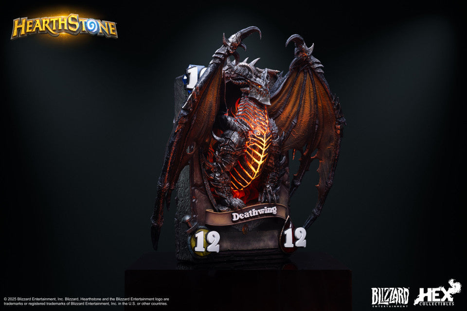 [Pre-Order Closed] HEX Collectibles & BLIZZARD ENTERTAINMENT - Statue - Deathwing card art statue HEXFRAME05 (Licensed)