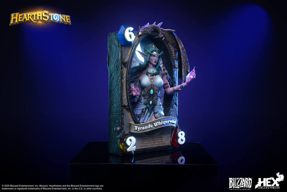 [Pre-Order] HEX Collectibles - Blizzard Hearthstone X Tyrande Whisperwind Art Statue HEXFRAME03 (Licensed)