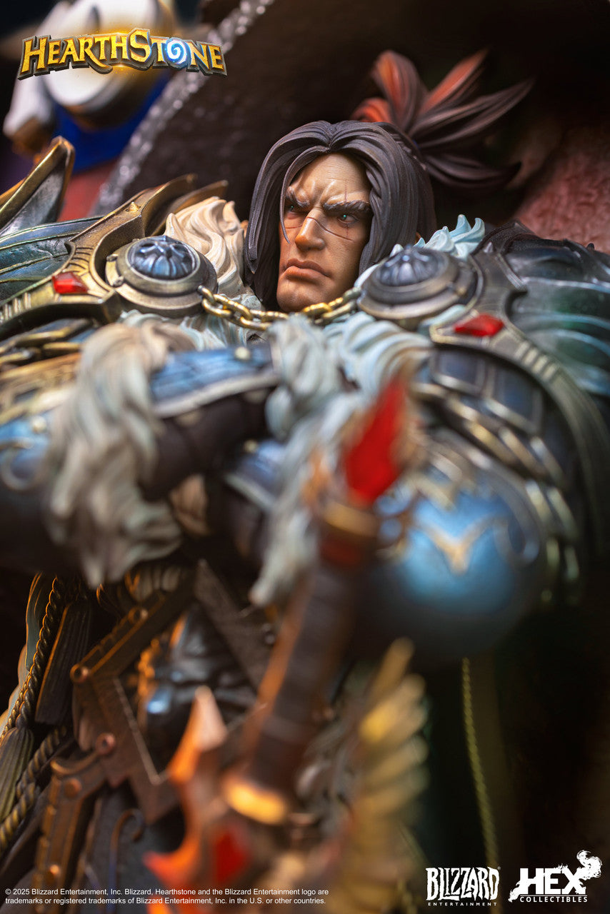 [Pre-Order Closed] HEX Collectibles & BLIZZARD ENTERTAINMENT - Statue - Hearthstone - Varian Wrynn Art Statue (Licensed)