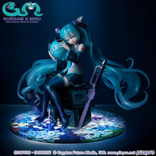 [Pre-Order Closed] MegaHouse Studio - PVC - Kidou Senshi Gundam 00 Haro Gundam x Miku Anniversary Special Project Lucrea 1/7 Figure (Licensed)