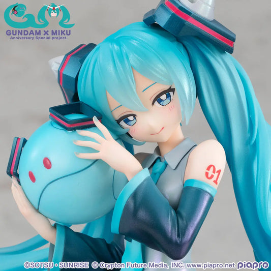 [Pre-Order Closed] MegaHouse Studio - PVC - Kidou Senshi Gundam 00 Haro Gundam x Miku Anniversary Special Project Lucrea 1/7 Figure (Licensed)