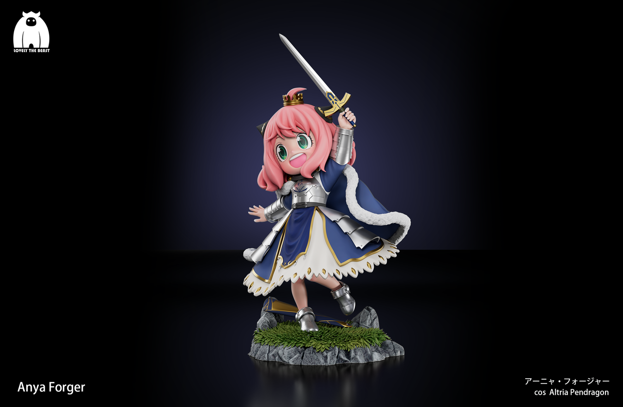 [Warehouse in Stock] Lovely The Beast Studio - Statue - Spy x Family - Anya cos Artria Pendragon