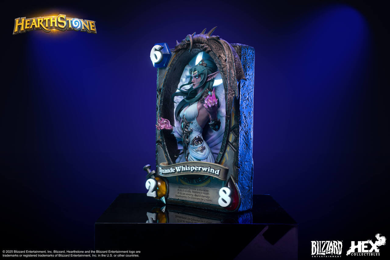 [Pre-Order] HEX Collectibles - Blizzard Hearthstone X Tyrande Whisperwind Art Statue HEXFRAME03 (Licensed)