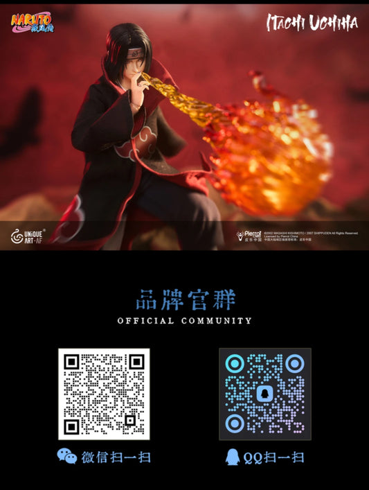 [Pre-Order] UNiQUE ART Studio - Action Figure - Naruto Shippuden Uchiha Itachi 1/12 Scale Licensed Collectible Action Figure (Licensed)