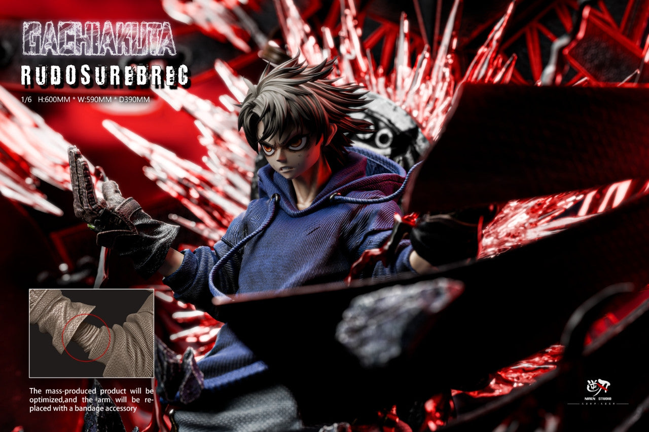 [Pre-Order] NiRen Studio - Statue - GACHIAKUTA - Rudo Surebrec with LED