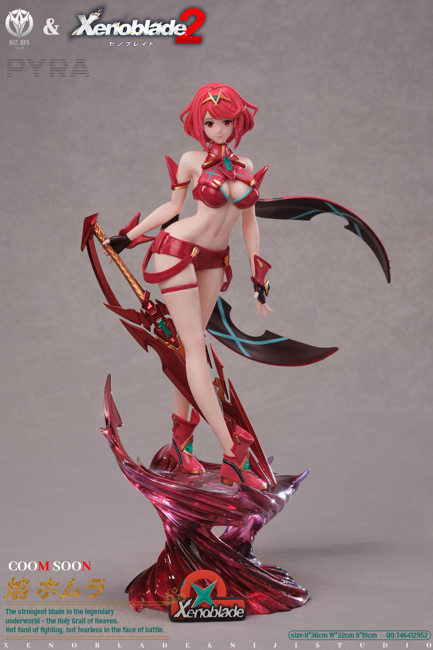 [Warehouse in Stock] Ni Ji Studio - Statue - Xenoblade Chronicles 2 - Female Character Statue Series #2 Pyra