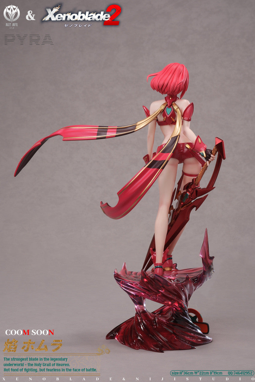 [Warehouse in Stock] Ni Ji Studio - Statue - Xenoblade Chronicles 2 - Female Character Statue Series #2 Pyra