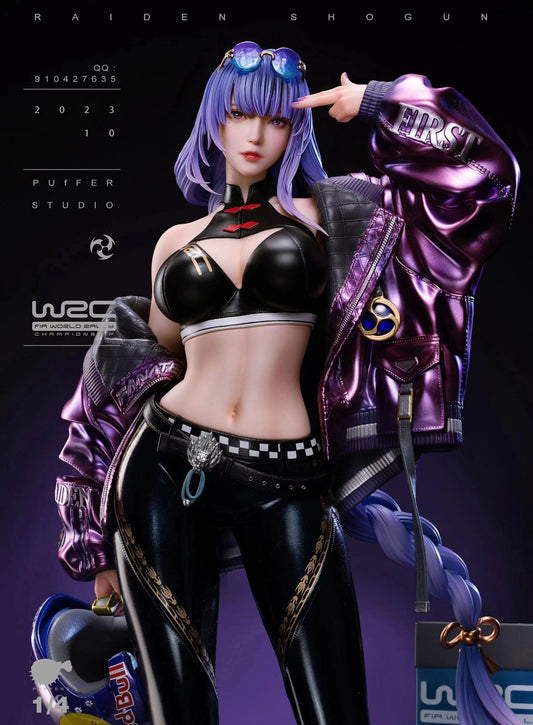 [Warehouse in stock] Puffer Studio - Genshin Impact Racing Raiden Shogun EX version