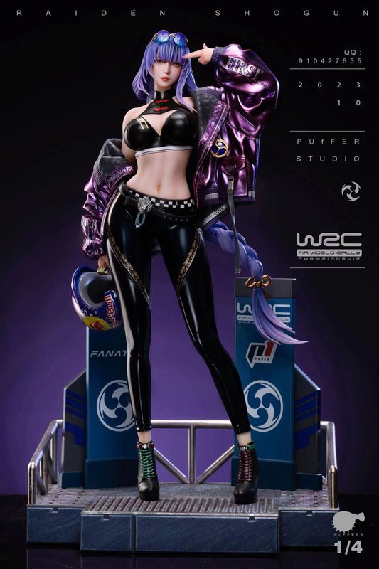 [Warehouse in stock] Puffer Studio - Genshin Impact Racing Raiden Shogun EX version