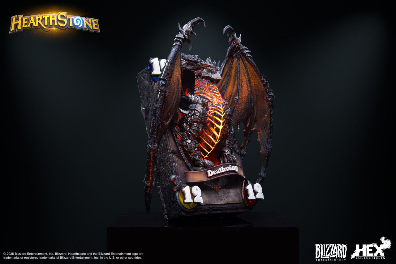 [Pre-Order Closed] HEX Collectibles & BLIZZARD ENTERTAINMENT - Statue - Deathwing card art statue HEXFRAME05 (Licensed)