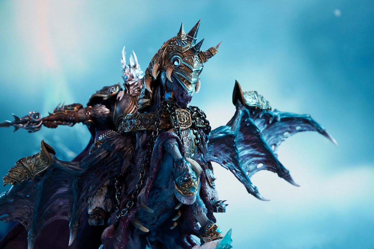 [Pre-Order] BLIZZARD ENTERTAINMENT - Statue - World of Warcraft - Lich King & Invincible Statue BLZ009 (Licensed)