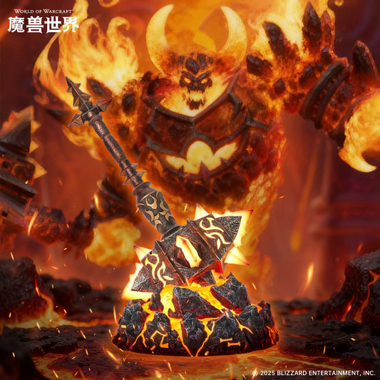 [Pre-Order Closed] Blizzard Entertainment - World of Warcraft - Sulfuras Hand of Ragnaros Collector’s Edition Replica with LED (Licensed)