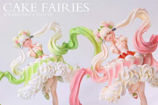 [Pre-Order Closed] WeArtDoing Studio - Statue - Original - Cake Fairies Strawberry & Matcha (Licensed)