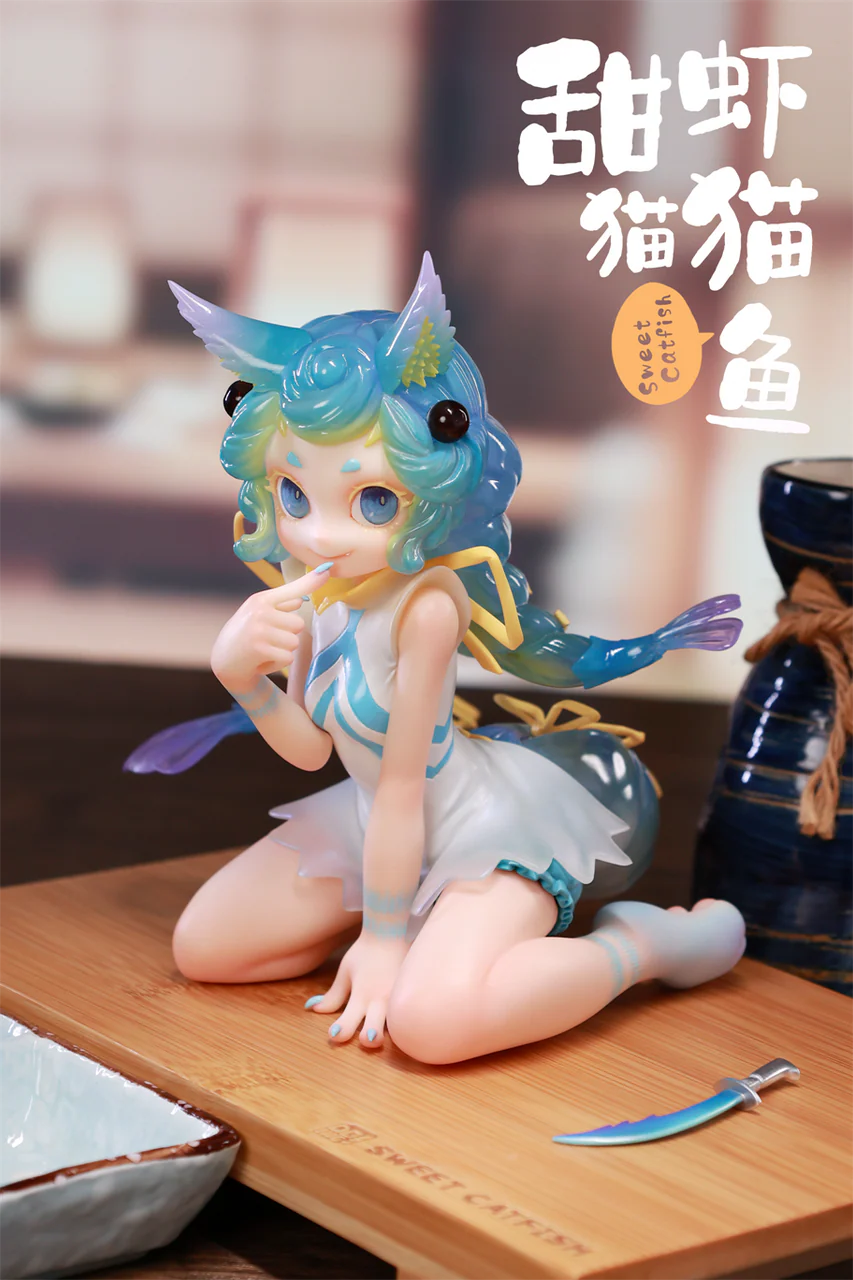 [Pre-Order] WeArtDoing Studio - Statue - Original - Sweet Catfish-Coral Sea X Moonfin (Licensed)