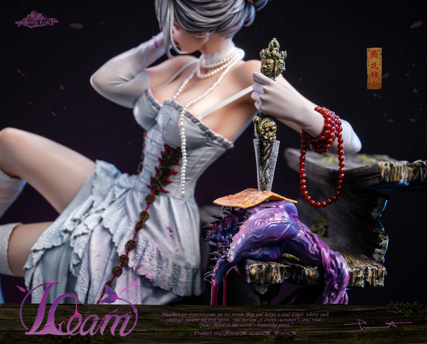 [Pre-Order Closed] PIJI Studio - Statue - Original - AmerFort Artist × LouLL_Aroll Collaboration Series - Hua Shou AFYC-HS13 (Licensed)