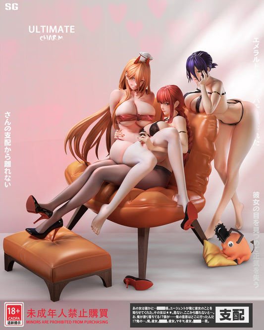 [Pre-Order] Ship girl Studio - Statue - Makima X Reze X Power Chainsaw Man