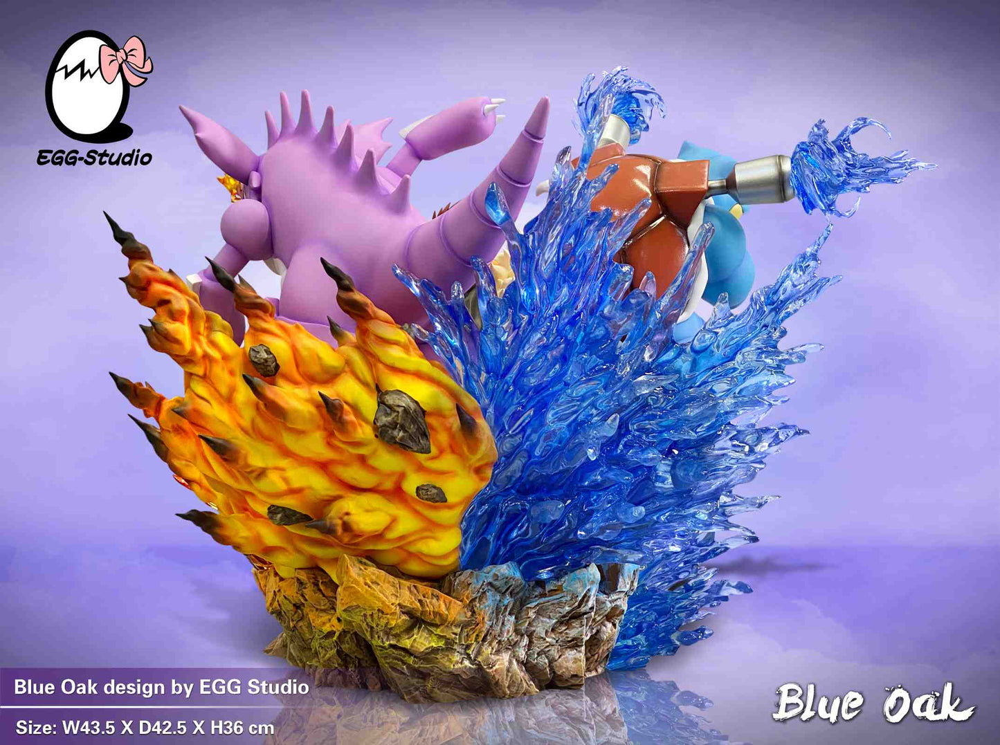 [In stock] EGG Studio - Statue - Pokémon - Blue Oak & his Pokémon