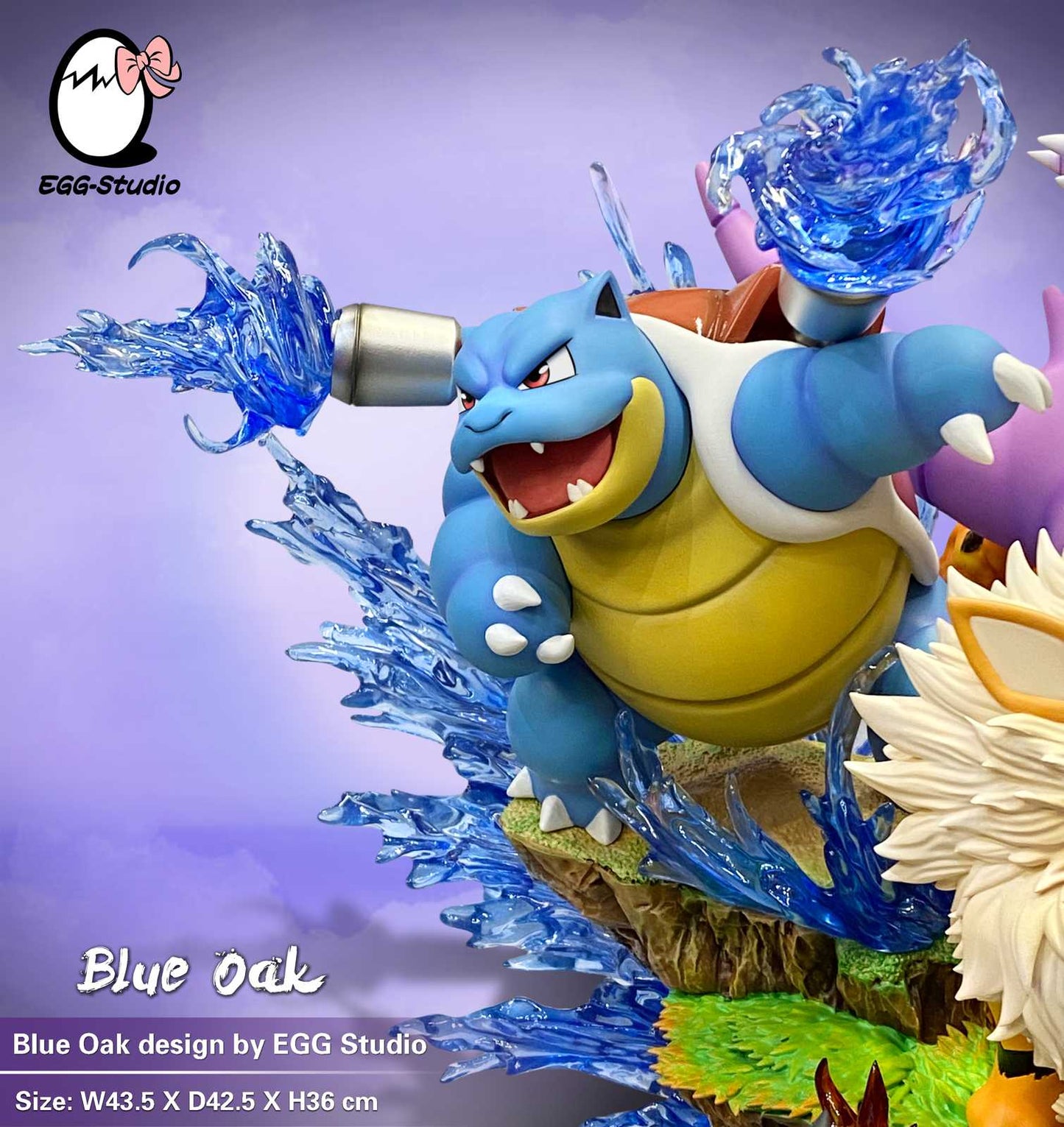 [In stock] EGG Studio - Statue - Pokémon - Blue Oak & his Pokémon