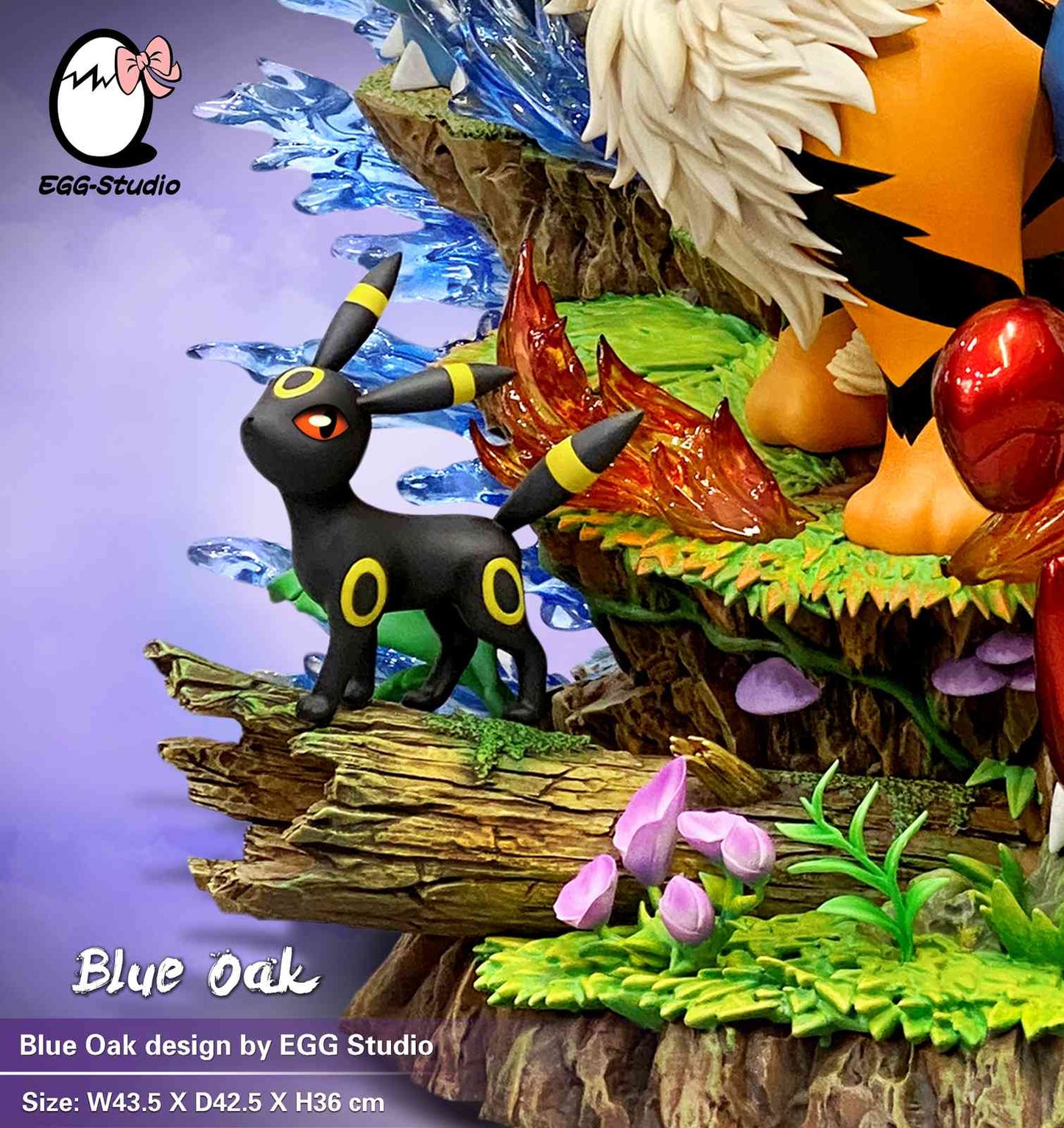 [In stock] EGG Studio - Statue - Pokémon - Blue Oak & his Pokémon