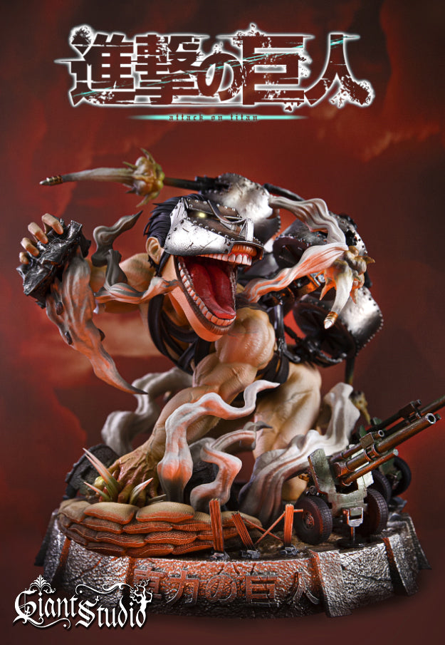 [Warehouse in stock] Giant Studio - Statue - Attack On Titan - Cart Titan