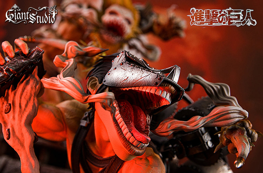 [Warehouse in stock] Giant Studio - Statue - Attack On Titan - Cart Titan