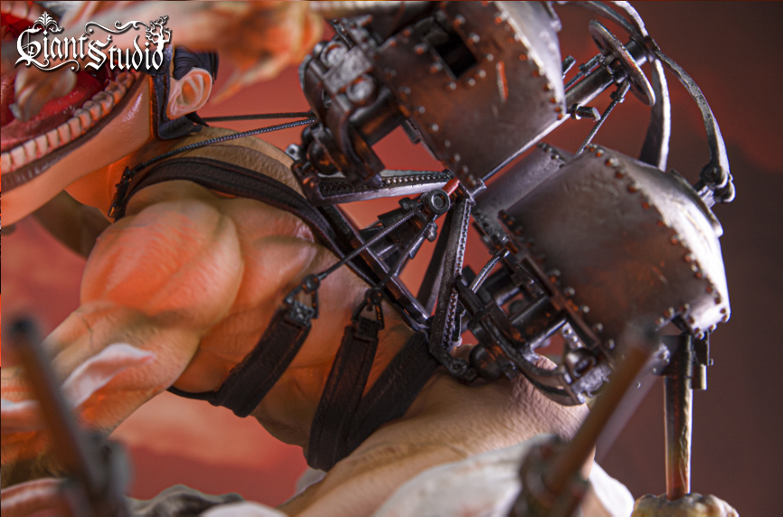 [Warehouse in stock] Giant Studio - Statue - Attack On Titan - Cart Titan