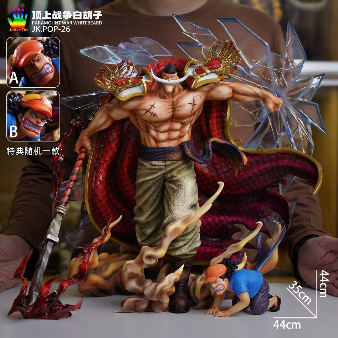 [Warehouse in Stock] JacksDo Studio - Statue - One Piece - Marineford Edward Newgate