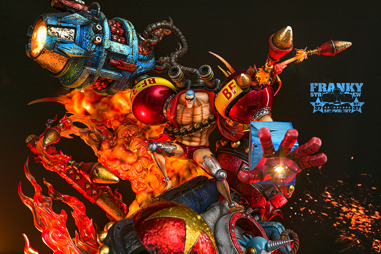 [Warehouse in Stock] OPM Studio - Statue - One Piece - Franky