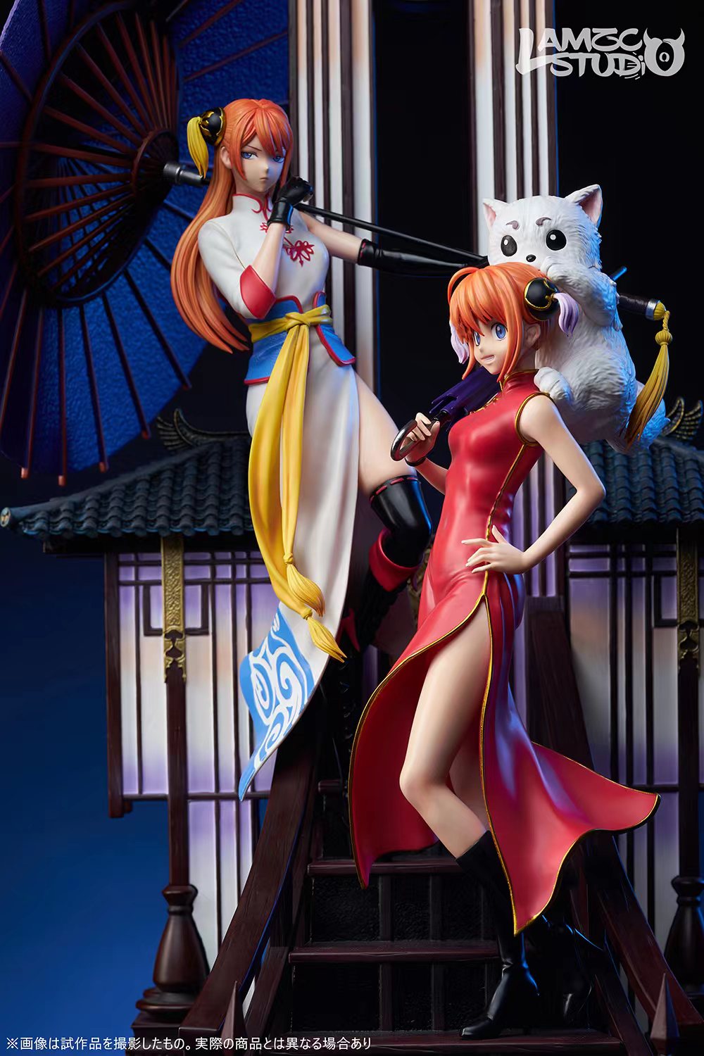 [Warehouse in Stock] LAMZC Studio - Statue - Gin Tama - Kagura & Shimura Shinpachi