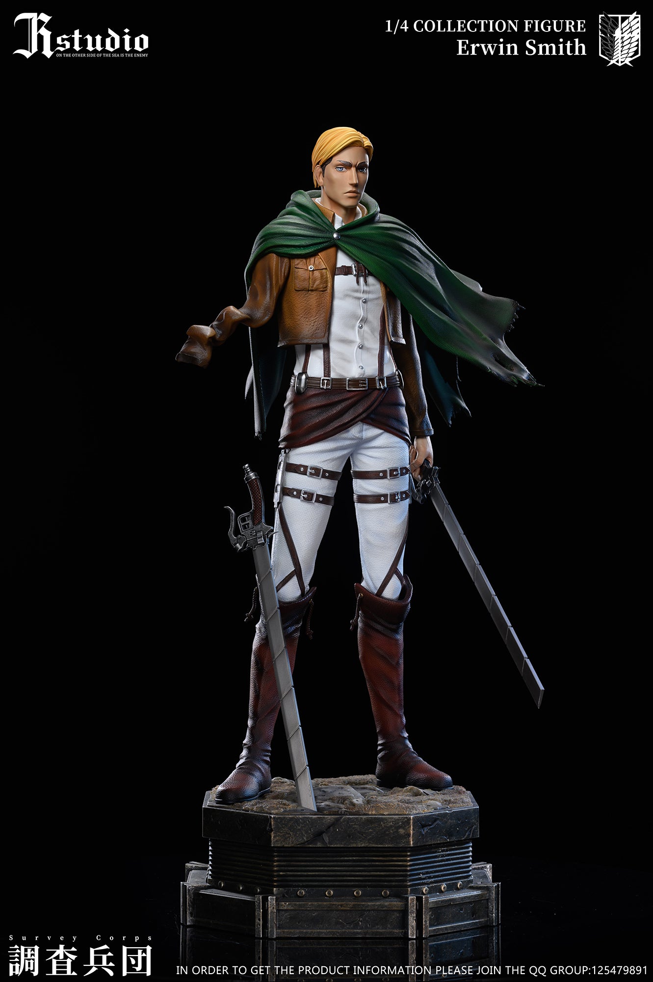 [Warehouse in Stock] JR Studio - Statue - Attack on Titan - Levi Ackerman & Erwin Smith