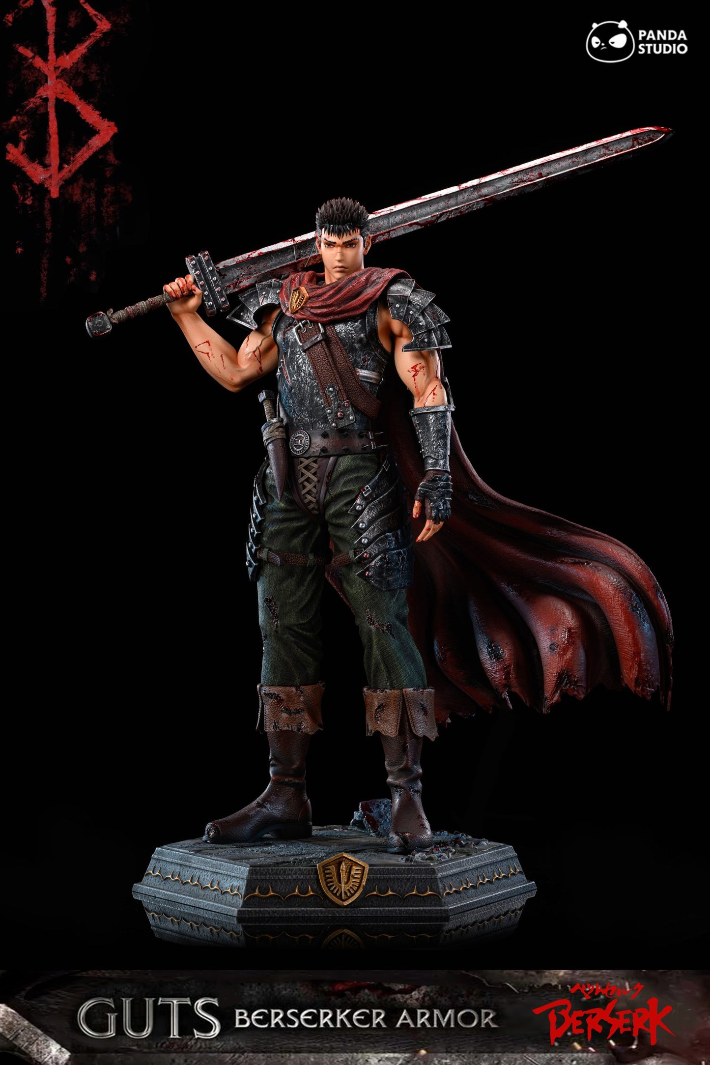 [Warehouse in Stock] Panda Studio - Statue - Berserk - Black Saber Guts