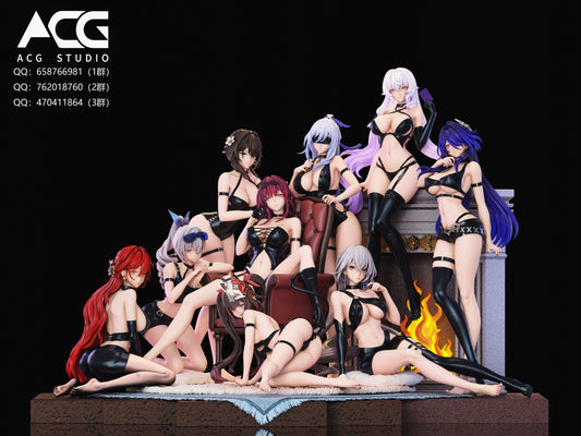 [Warehouse in Stock] ACG Studio - Statue - Honkai: Star Rail - 9 Member Female Group