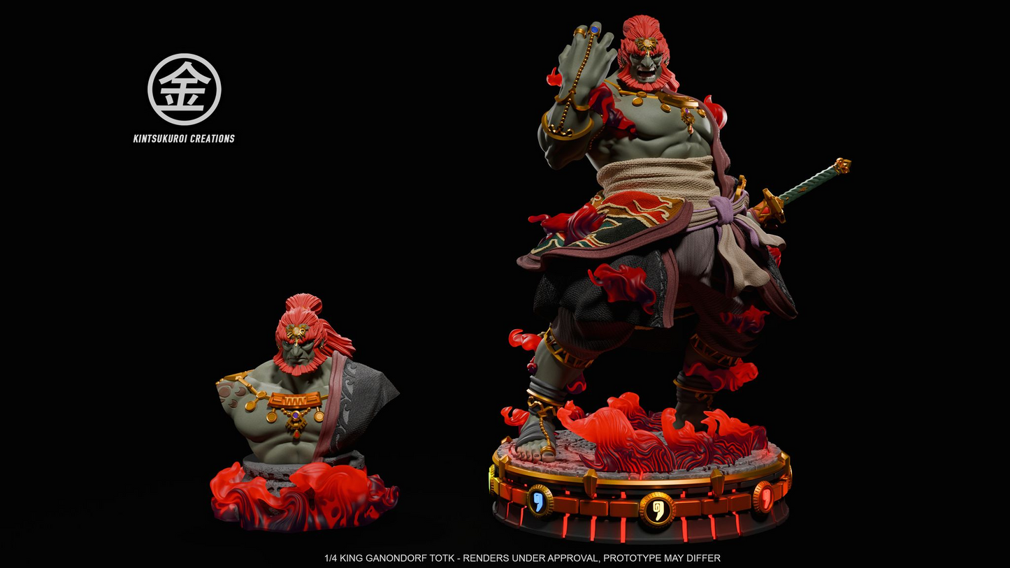 [Warehouse in Stock] Kintsukuroi Creations Studio - Statue - The Legend of Zelda - King Ganondorf