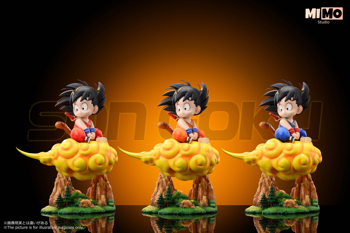[Warehouse in Stock] Mimo Studio - Statue - Dragon Ball - Kid Goku with Somersault Cloud
