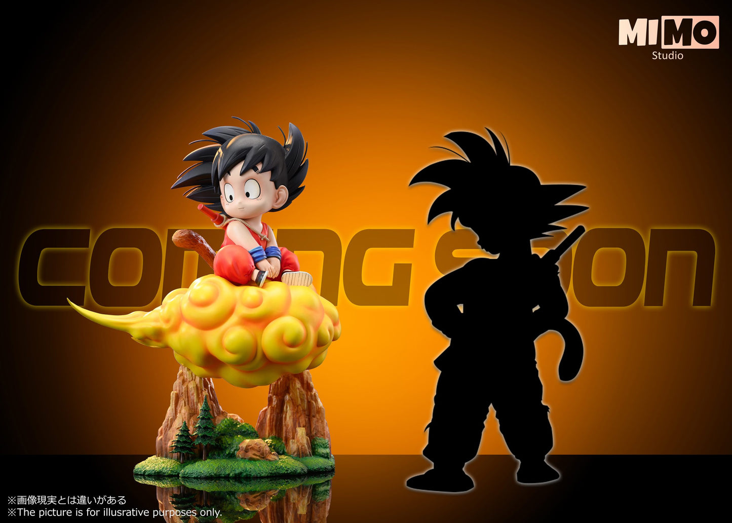 [Warehouse in Stock] Mimo Studio - Statue - Dragon Ball - Kid Goku with Somersault Cloud