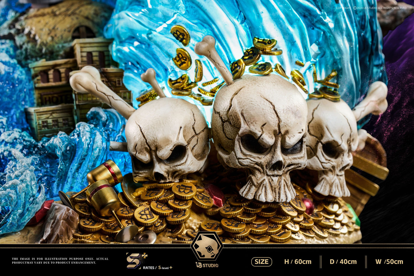 [Warehouse in Stock] LB Studio - Statue - One Piece - New Yoko Series Blackbeard