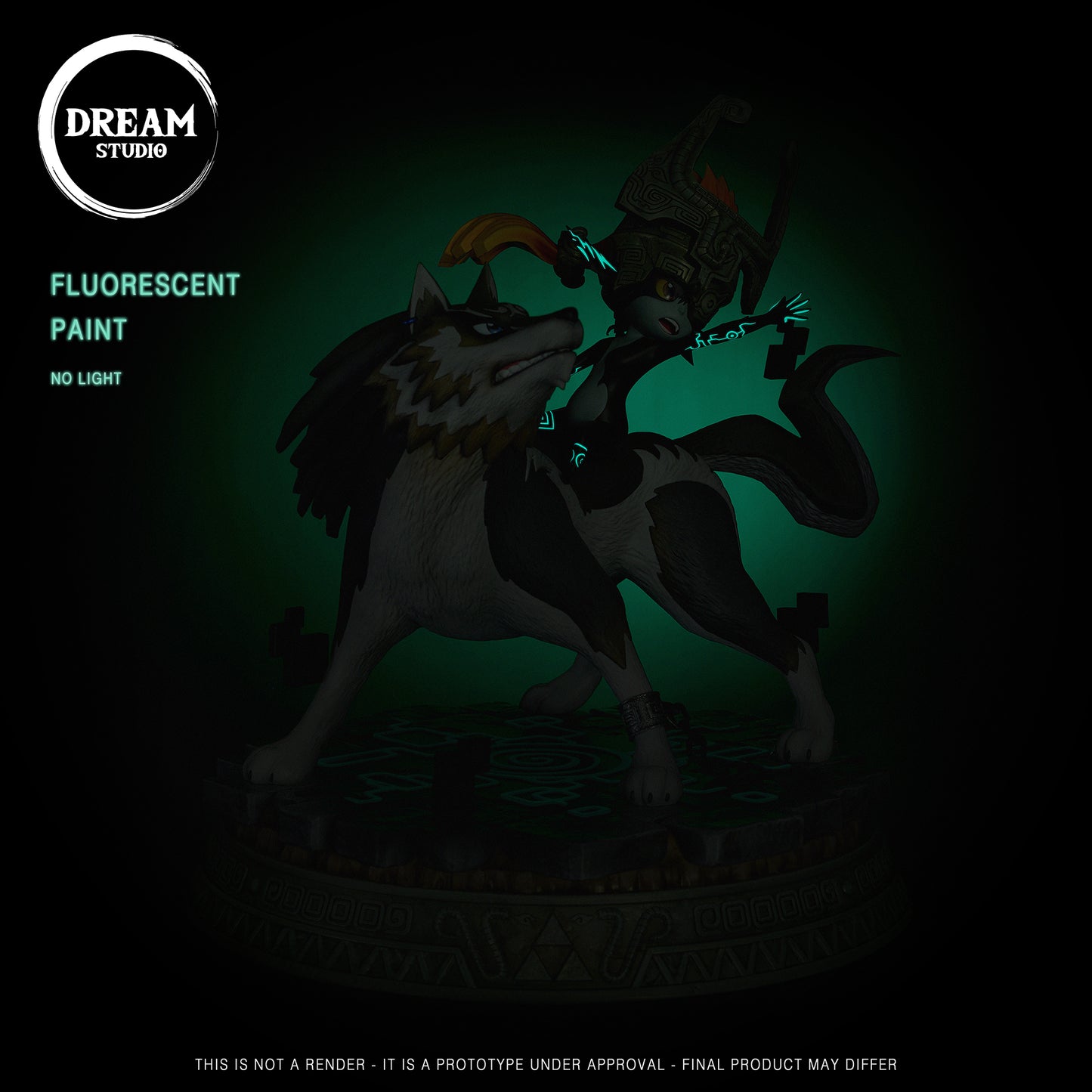 [Warehouse in Stock] Dream Studio - Statue - The Legend of Zelda - Wolf Link & Midna