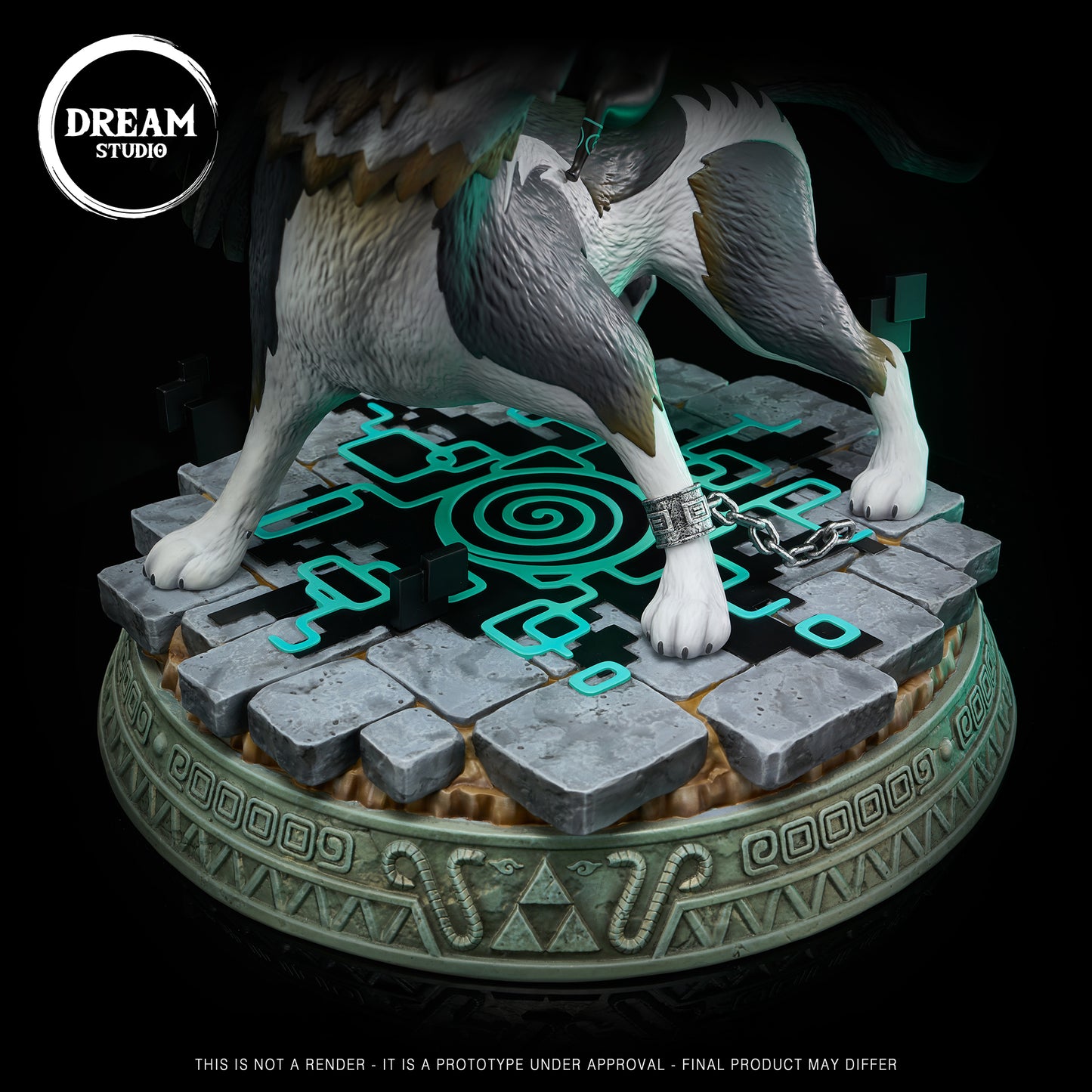 [Warehouse in Stock] Dream Studio - Statue - The Legend of Zelda - Wolf Link & Midna