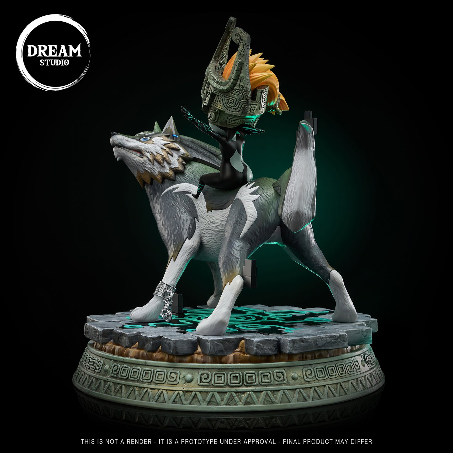 [Warehouse in Stock] Dream Studio - Statue - The Legend of Zelda - Wolf Link & Midna
