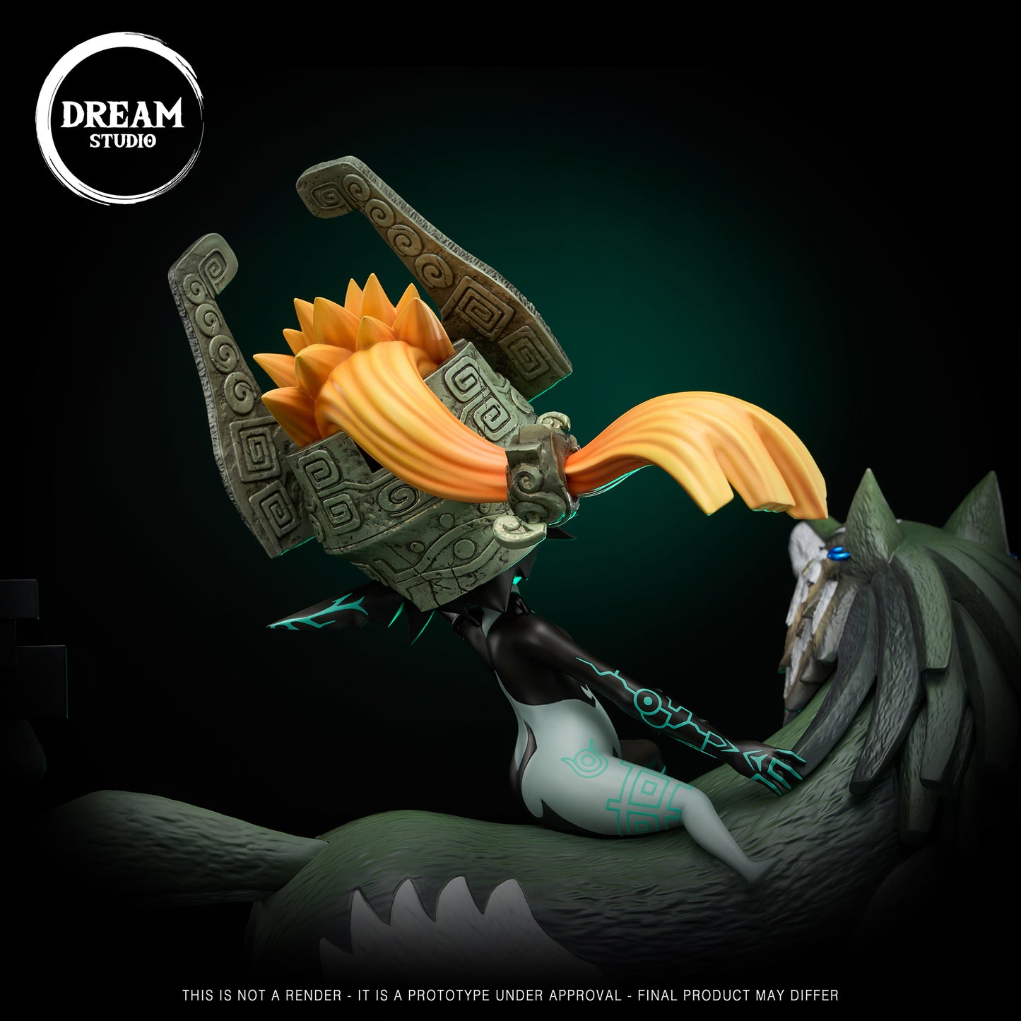 [Warehouse in Stock] Dream Studio - Statue - The Legend of Zelda - Wolf Link & Midna